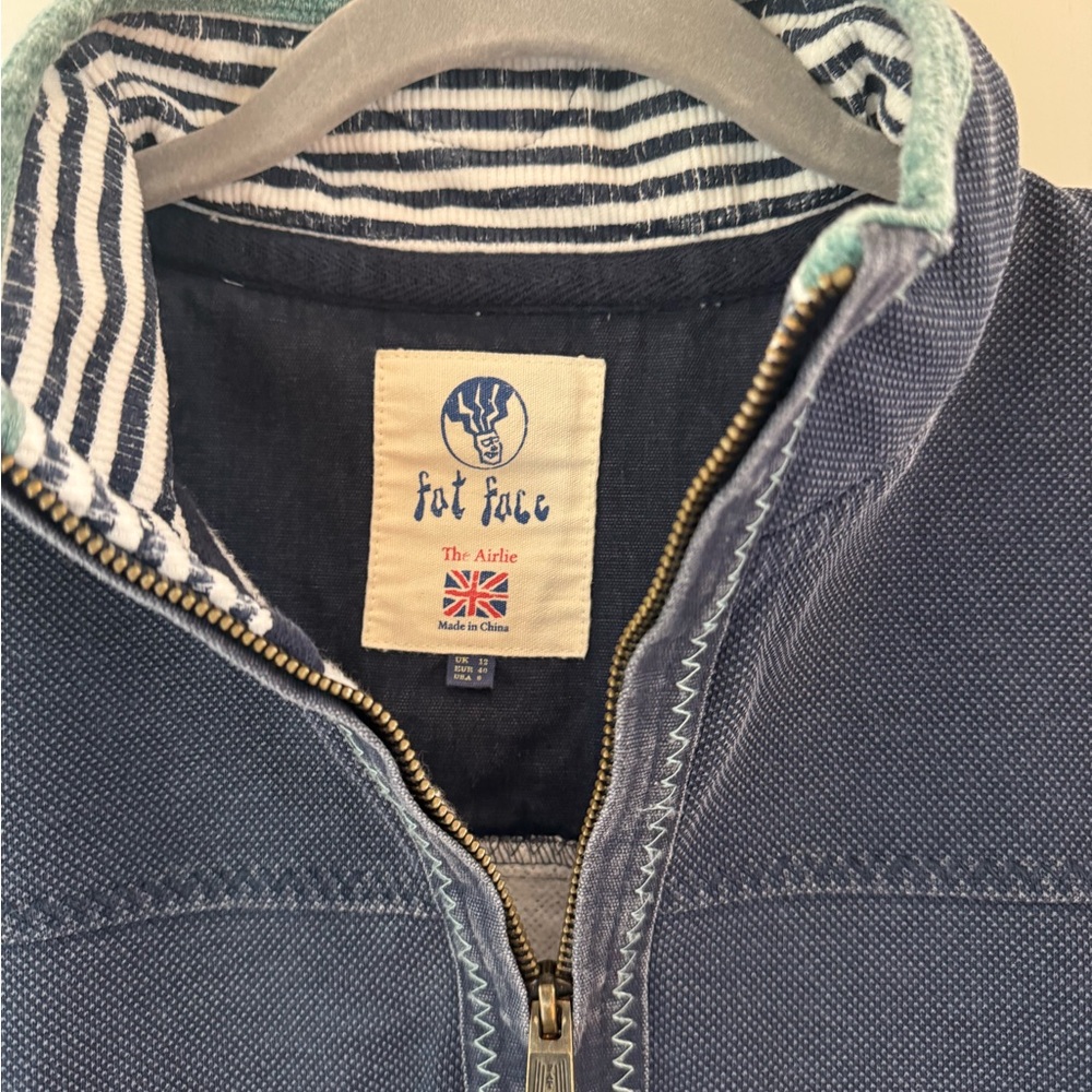 Weathered navy pullover sweatshirt  by Fat Face